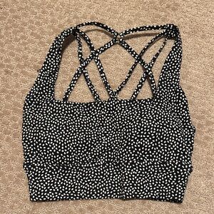 BuffBunny Black and White Sports Bra